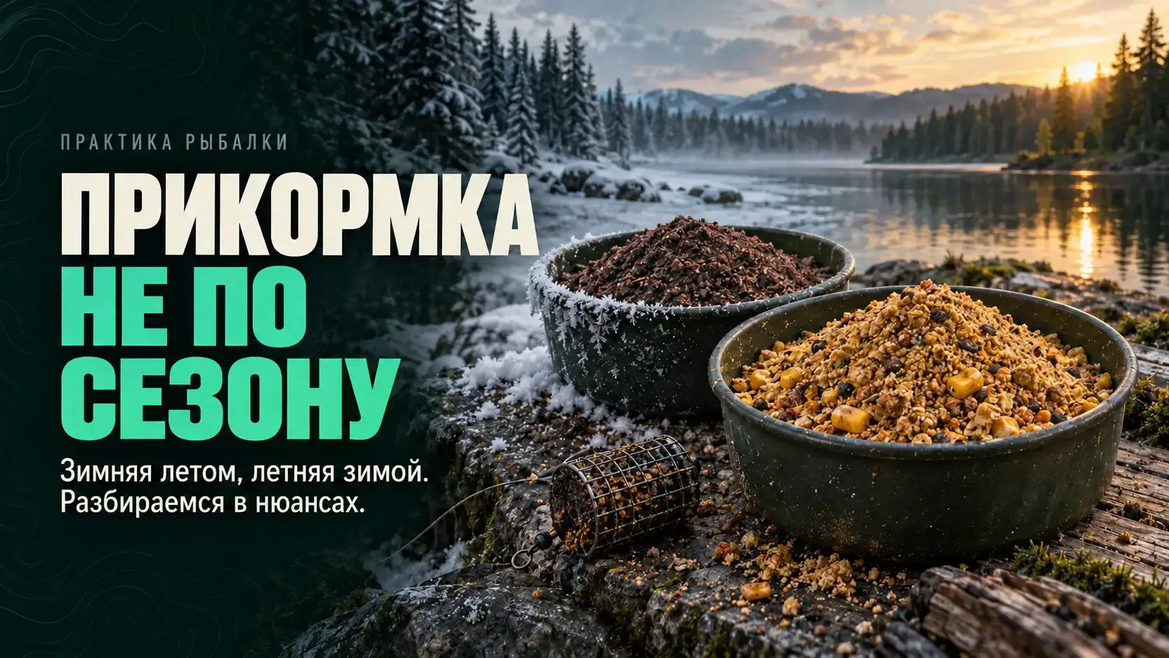 Прикормка: зимняя/летняя – есть ли разница?